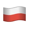 Flag: Poland Emoji 🇵🇱 image - Telegram style