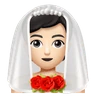 Person With Veil: Light Skin Tone Emoji 👰🏻 image - Huawei Harmony OS style