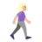 Woman Walking Facing Right: Medium-Light Skin Tone