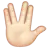 Vulcan Salute: Light Skin Tone