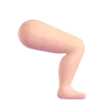 Leg: Light Skin Tone Emoji 🦵🏻 image - Microsoft 3D Fluent style