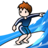 Person Surfing: Light Skin Tone