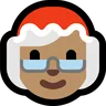 Mrs. Claus: Medium Skin Tone Emoji 🤶🏽 image - Microsoft Windows 10 Segoe UI Emoji style