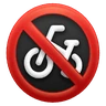 Proibido Bicicletas Emoji 🚳 image - Huawei Harmony OS style