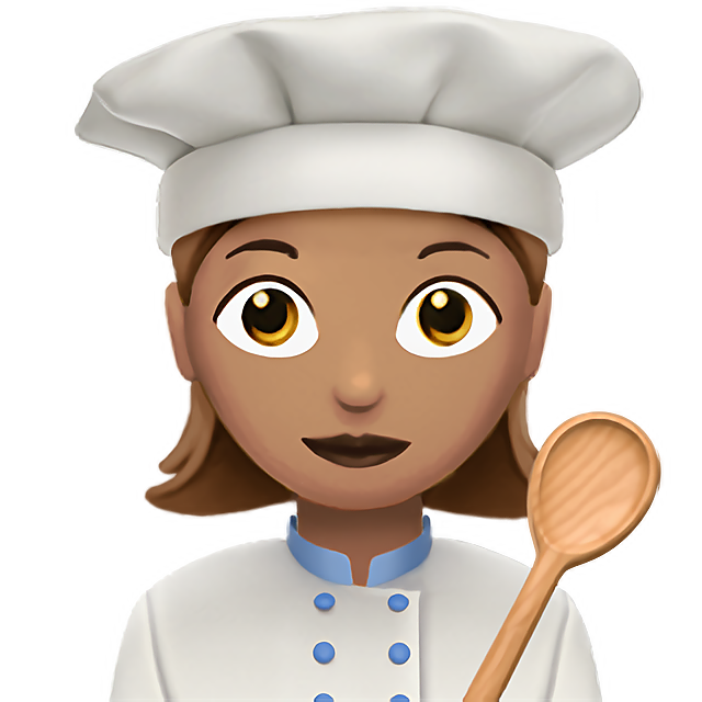 Woman Cook: Medium Skin Tone