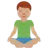 Man In Lotus Position: Medium Skin Tone