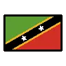 Flag: St. Kitts & Nevis Emoji 🇰🇳 image - OpenMoji style