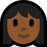 Woman: Medium-Dark Skin Tone Emoji 👩🏾 image - Microsoft Windows 10 Segoe UI Emoji style