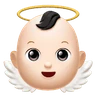 Baby Angel: Light Skin Tone Emoji 👼🏻 image - Huawei Harmony OS style