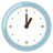 Reloj cara uno Oclock