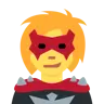 Woman Supervillain Emoji 🦹‍♀️ image - Twitter / X (Twemoji) style