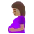 Pregnant Woman: Medium Skin Tone