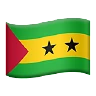 Flag: São Tomé & Príncipe Emoji 🇸🇹 image - Apple style