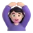 Woman Gesturing Ok: Light Skin Tone