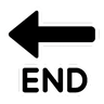 End Arrow Emoji 🔚 image - SoftBank style