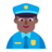 Man Police Officer: Medium-Dark Skin Tone