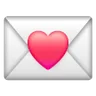 Carta de amor Emoji 💌 image - Samsung style
