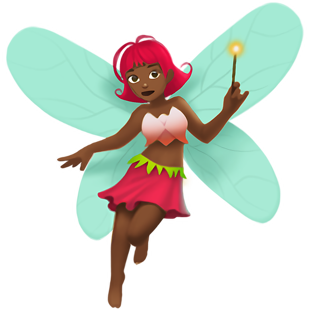 Woman Fairy: Medium-Dark Skin Tone