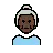 Old Woman: Dark Skin Tone