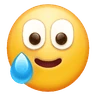 Cara sonriente con lágrimas Emoji 🥲 image - Huawei Harmony OS style