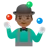 Man Juggling: Medium-Dark Skin Tone