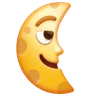 Эмодзи Последняя четверть луны с лицом 🌜 image - Huawei Harmony OS style