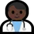 Man Health Worker: Dark Skin Tone