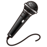 Mikrofon Emoji 🎤 image - Emojidex style
