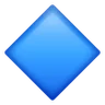 Grand losange Emoji 🔷 image - Samsung style