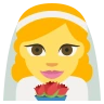 Emoji Menyasszony fátyollal 👰 image - EmojiTwo style