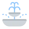 झरना Emoji ⛲ image - Tossface style
