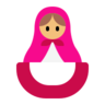 Bonecas Emoji 🪆 image - Microsoft Classic 2D style