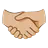 Handshake: Medium-Light Skin Tone