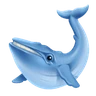 Ballena Emoji 🐋 image - Huawei Harmony OS style