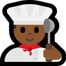 Man Cook: Medium-Dark Skin Tone Emoji 👨🏾‍🍳 image - Microsoft Windows 10 Segoe UI Emoji style