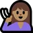 Deaf Person: Medium Skin Tone