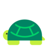 Tortue Emoji 🐢 image - Microsoft Classic 2D style