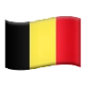 Flag: Belgium Emoji 🇧🇪 image - Apple style