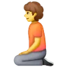 Person Kneeling Emoji 🧎 image - Samsung style