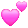 Deux cœurs Emoji 💕 image - Samsung style