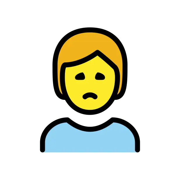 Person Frowning