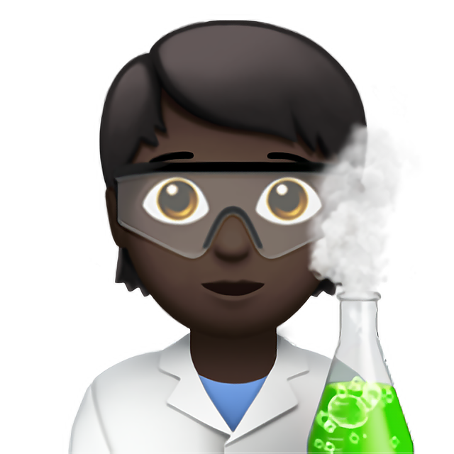 Scientist: Dark Skin Tone
