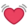 Beating Heart Emoji 💓 image - HTC (2015-2016) style