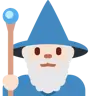 Man Mage: Light Skin Tone Emoji 🧙🏻‍♂️ image - Twitter / X (Twemoji) style