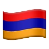 Flag: Armenia Emoji 🇦🇲 image - Apple style