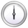 Reloj cara seis en punto Emoji 🕕 image - Samsung style