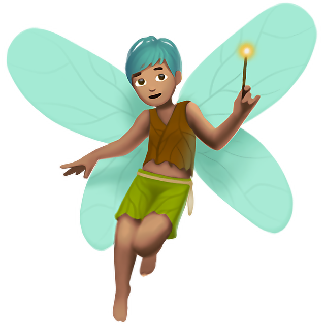 Man Fairy: Medium Skin Tone