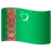Flag: Turkmenistan