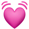 Эмодзи Бьющееся сердце 💓 image - Huawei Harmony OS style