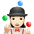 Woman Juggling: Light Skin Tone